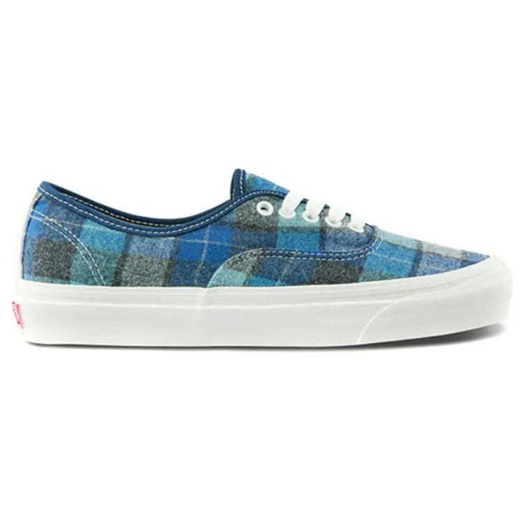 Vans Pendleton x Authentic 44 DX Anaheim Factory — кроссовки унисекс в клетку Beach Boy, синие VN0A54F29GS