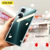 ESCASE Honor 50 Phone Case Protective Cover, Huawei Shockproof Full-Body Soft Ultra-Thin Silicone (With Lanyard Hole) Transparent