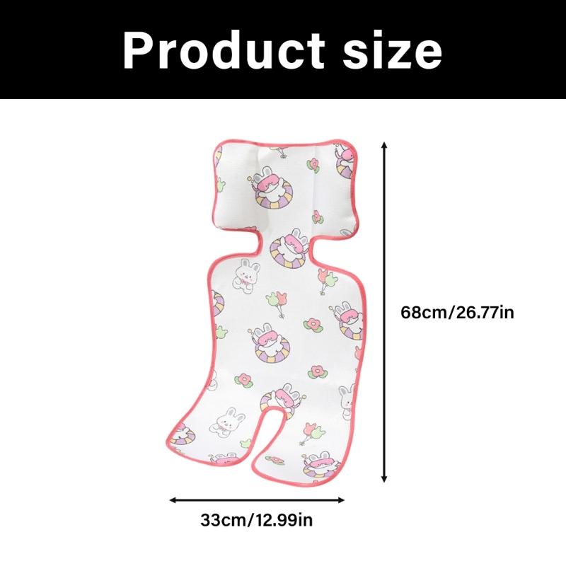 Infant Pushchair Cushion Pram Liners Seat Cooling Pad Baby Pram Cushion Toddlers Pushchairs Summer Cooling Pad