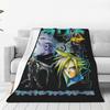 Плед Cloud Strife Final Fantasy 7 Фланелевый Осенний/Зимний Портативный Ультра-Мягкий Плед для Кровати Машины Плюшевое Тонкое Одеяло