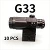 G33 G43 Прицел Фиксированный 3x 5x Увеличительное Стекло Прицел Голографический Прицел Прицел Красная Точка Быстрая Установка Прицел для Игрушечного Оружия