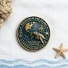 НАС. Памятная монета ВМС США «Пересечение линии» для ветеранов и моряков