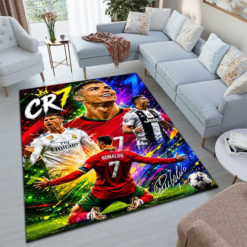 Cr7 Legacy Football Legend Carpet Doormat Printing Art Protective Pad Doormat