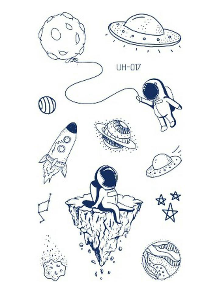 Водостойкие полуперманентные татуировки-наклейки на травяной основе для мужчин и женщин