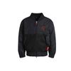 Kyrie Basketball Sports Mesh Panel Print Woven Bomber Jacket Cotton Outerwear Men Jacket Black CK6671-010