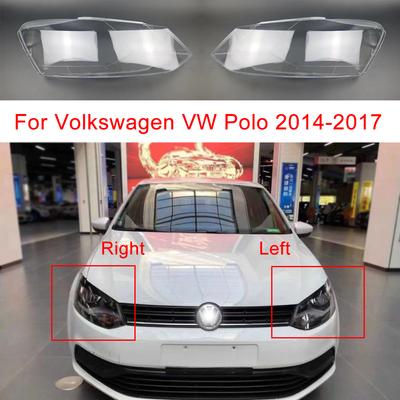 Для Volkswagen VW Polo 2014-2017 Автомобильная передняя фара Крышка налобного фонаря Прозрачный стеклянный абажур Лампа Корпус Крышка объектива
