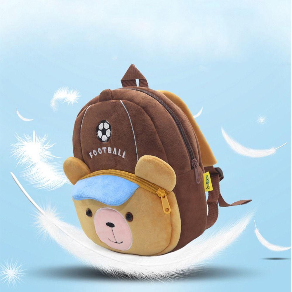 Lightweight Children's Backpack Plush Kindergarten Backpack Children School Bag Outing Leisure