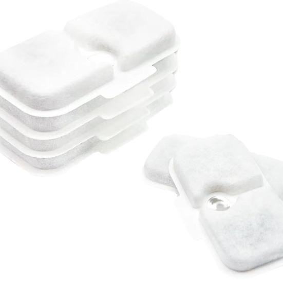 12Pcs Cat Water Fountain Filter Replacement Activated Carbon Filtration System with Pre-Filter Sponges for PETLIBROWF005/115/105 Water Fountain