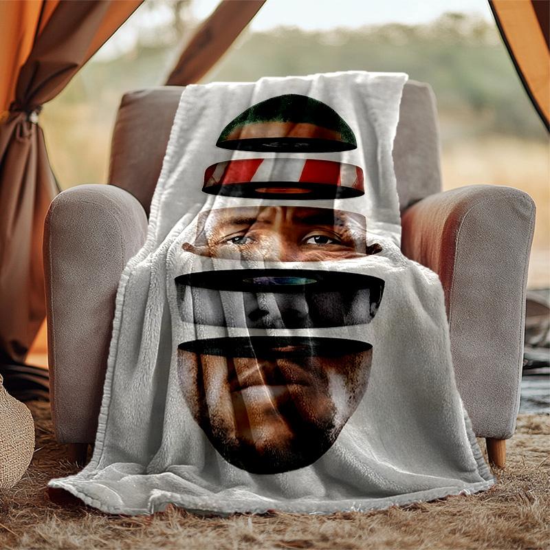 Frank Ocean Flannel Blanket Soft Warm All-Season Throw, Design for Camping, Car Travel, Hiking Sofa, Bed, Office Perfect Gift for Parties