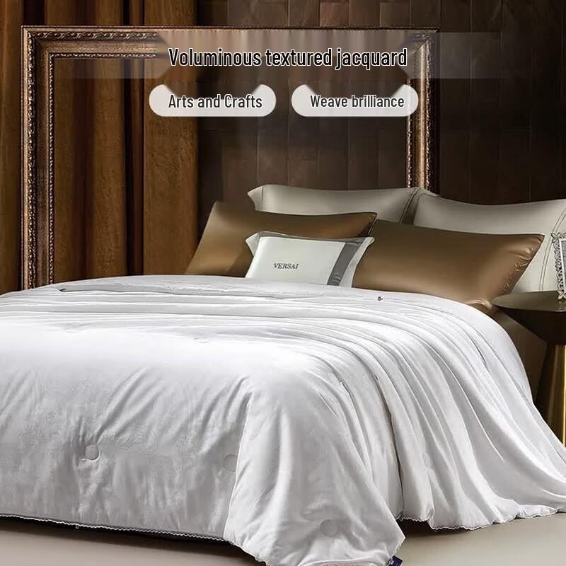 FUANNA Double Cocoon Silk 60S Satin Four Seasons Quilt