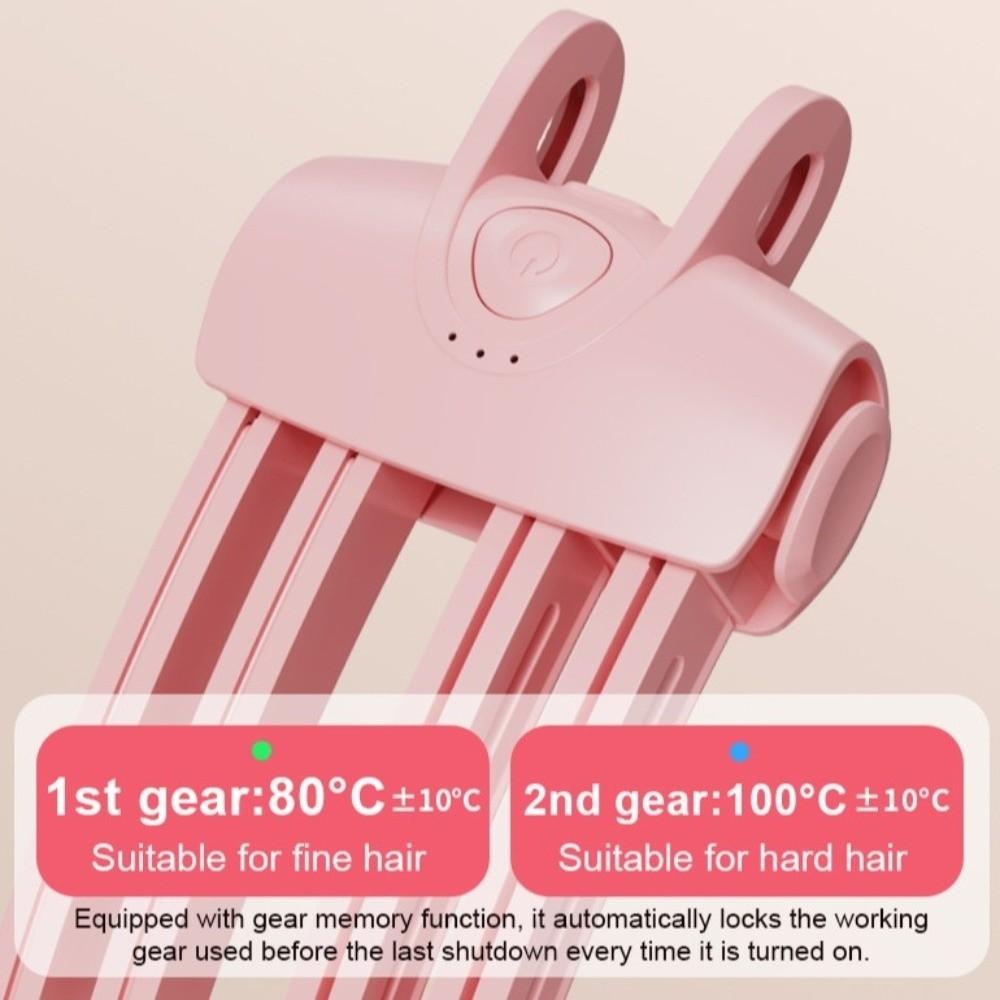 Non-Slip Electric Heating Hair Roots Fixed Shape Clip Fluffy Hair Styling Clip Daily Hair Care