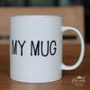 Текст Большая кружка MY MUG 480 мл