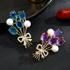 Fashion Color Balloon Suit Corsage Simple Pin Coat With Accessories Creative Plant Brooch