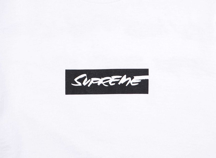 Supreme Футболка Futura с логотипом-коробкой Белая