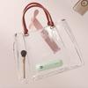 Mini portable fan with power bank function and flashlight 2000mAh - green