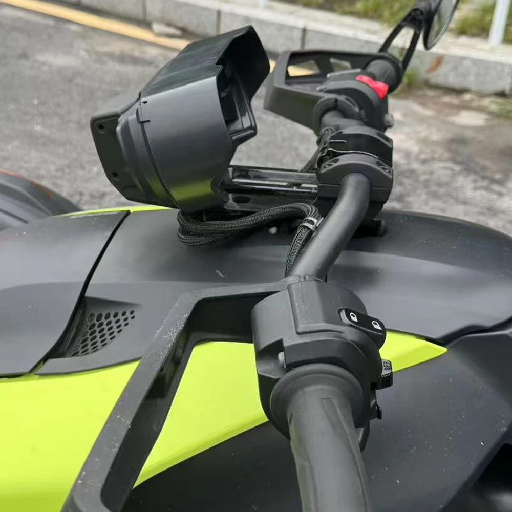 Для Can-Am Ryker 600 900 Rally Edition Sport ACE 2019-2025 Аксессуары для UTV Козырек от солнца Крышка Экран прибора Солнцезащитный козырек Защита