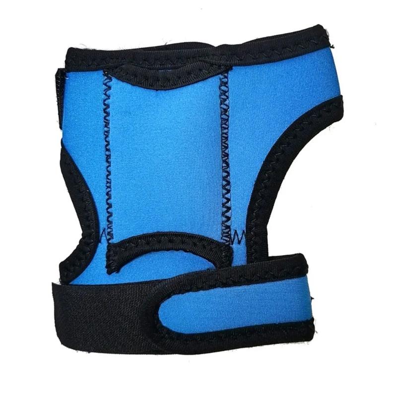 Подводный фонарь для дайвинга, ручное крепление, светодиодный фонарик, регулируемый ремешок на запястье, перчатка-держатель для фонаря для дайвинга, руки свободны