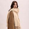Tassel Imitation Cashmere Scarf Korean Style Women Shawl Elegant Long Wool Scarf  Student
