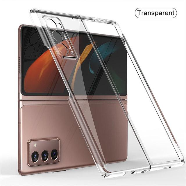 Ультратонкий матовый жесткий чехол для Samsung Galaxy Z Fold 2, антидетонационный противоударный защитный чехол для Samsung Galaxy Z Fold 2