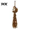 Warm Light String Hanging Decor Farmhouse Horse Wall Decor, Boho Head Ornament with Wood Beads Bohemian Style Room Decoration Tassels, Rustic Art for