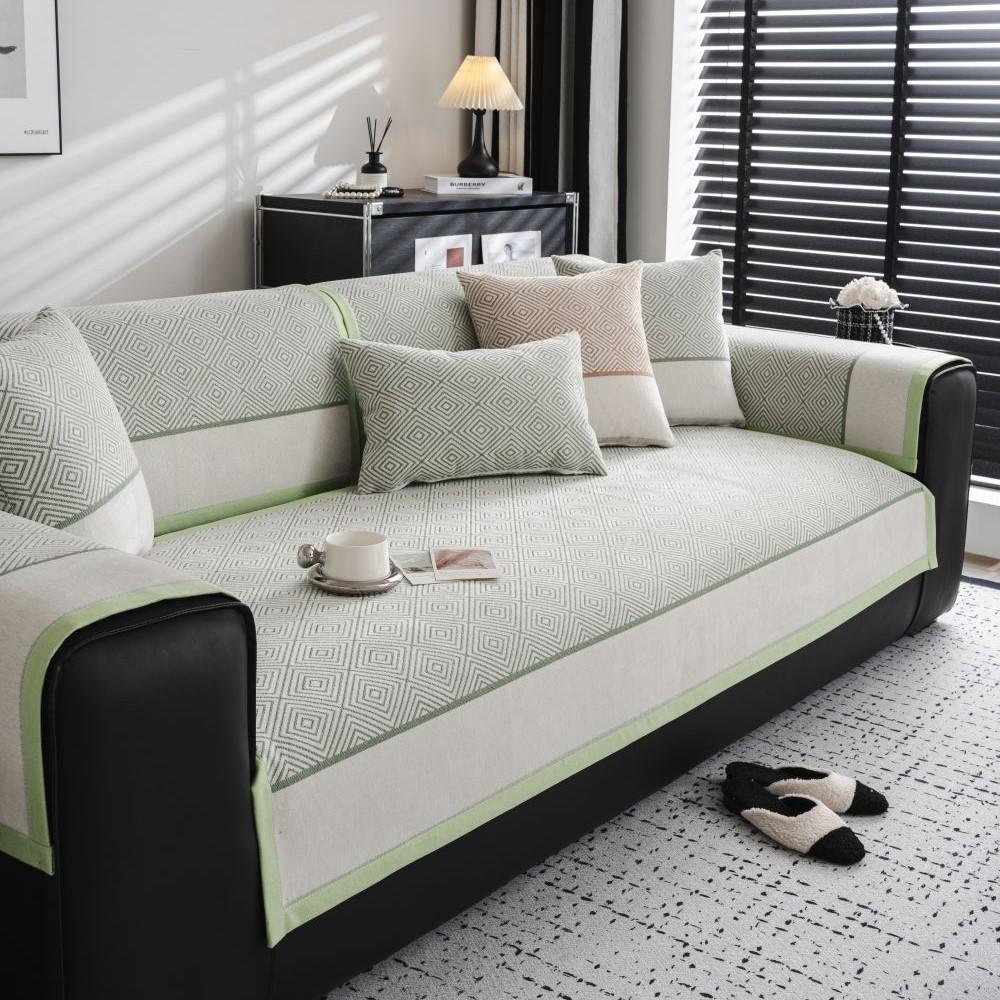 Living Room Non-slip Couch Sofa Cover Summer Nordic Universal Chenille Sofa Cushion Cover Slipcover Funda