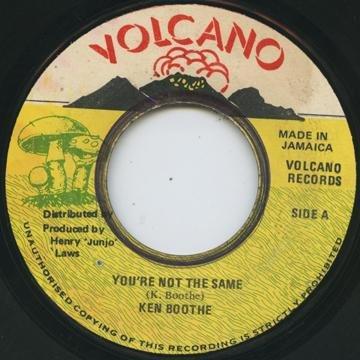 7-дюймовая пластинка КЕН БУТ - Ты не такой NONE Volcano 1983 Ямайка Регги, Ска и Даб Б/У
