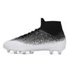 Футбольные бутсы с высоким верхом для реального боя, мужские шипованные бутсы для игры на траве, тренировочная обувь для взрослых и детей старшего возраста
