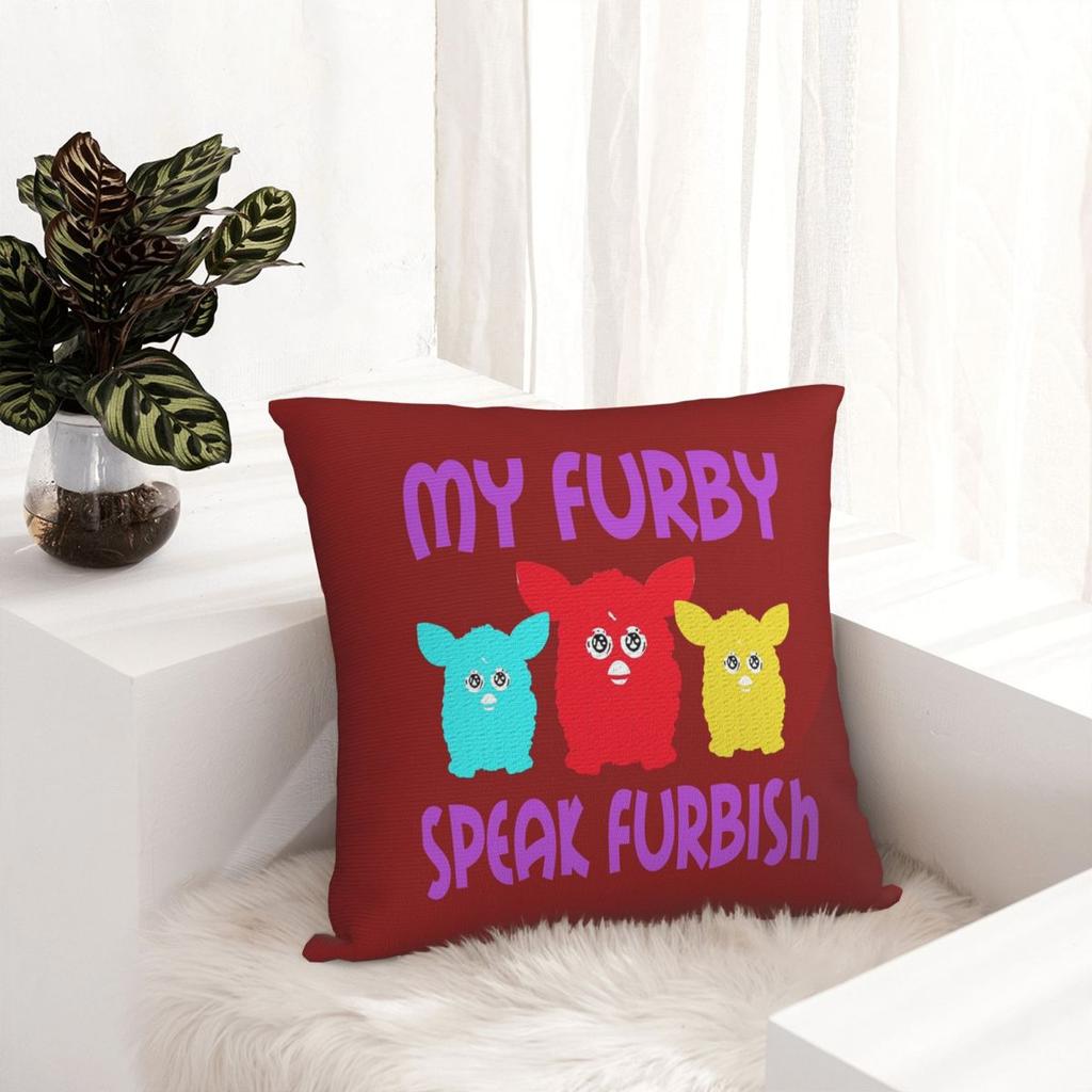 Мультяшные роботы-игрушки Nightmare Furby Квадратная наволочка Чехол для подушки Наволочка Чехол для декоративной подушки для дома Спальни Автомобиля