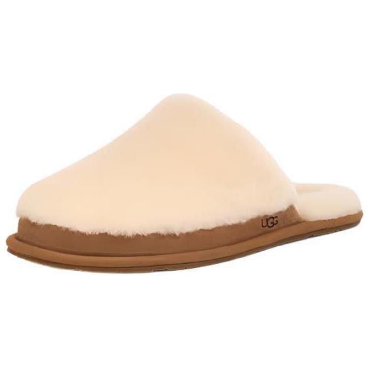 UGG Женские меховые шлепанцы Fluff Slide II Бежевые 1167990