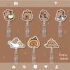 ID Card Clips Capybara Badge Reel Cartoon Hospital Badge Holder Name Card Holder  School Supplies