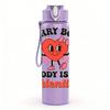 1PC Sorry Boys Daddy Is My Valentine Heart Print 750ml Color Plastic Sports Water Bottle Leakproof Flip Straw Lid Suitable for Sports Office Home Use