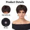 XINRAN Synthetic Short Curly Clip In Bangs Natural Hairpiece For Women Hair Pieces Bangs Toppers For Hair Loss