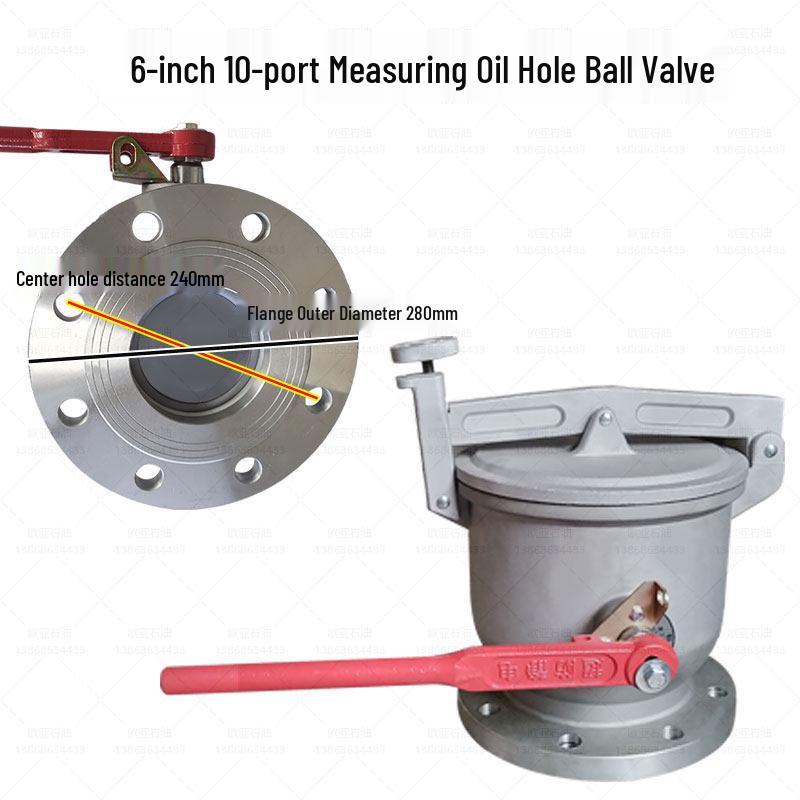 Double-Sealed Stainless Steel DN100/4-Inch Sight Glass Ball Valve for Oil Depot
