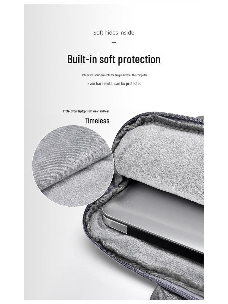 15.6" Laptop Bag: Simple Business Handbag & Briefcase with Custom Logo Option