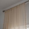 American Crochet Lace Blackout Curtains - Soundproof Hook-and-Loop Tape for Bedroom/Living Room/Kitchen, Bay Window Ready-Made