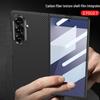 Сверхтонкий защитный чехол с текстурой углеродного волокна для Samsung Z FOLD7 - Однотонный, складной дизайн