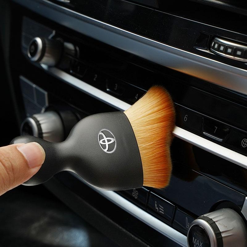 2026 Горячие Для Toyota Колпаки на колеса Автомобильный интерьер Чистящая мягкая щетка Воздуховод Зазоры Пыль Инструменты Для Toyota Corolla Prius Yaris Rav