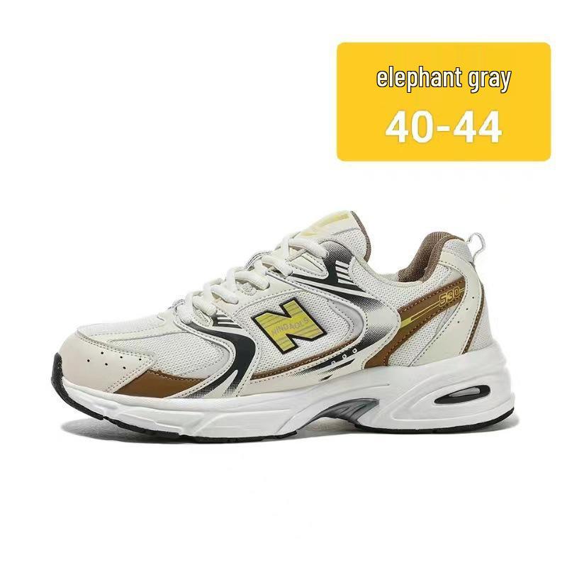 Универсальные кроссовки для папы: Модные дышащие кроссовки на толстой подошве с классическим логотипом N для мужчин и женщин