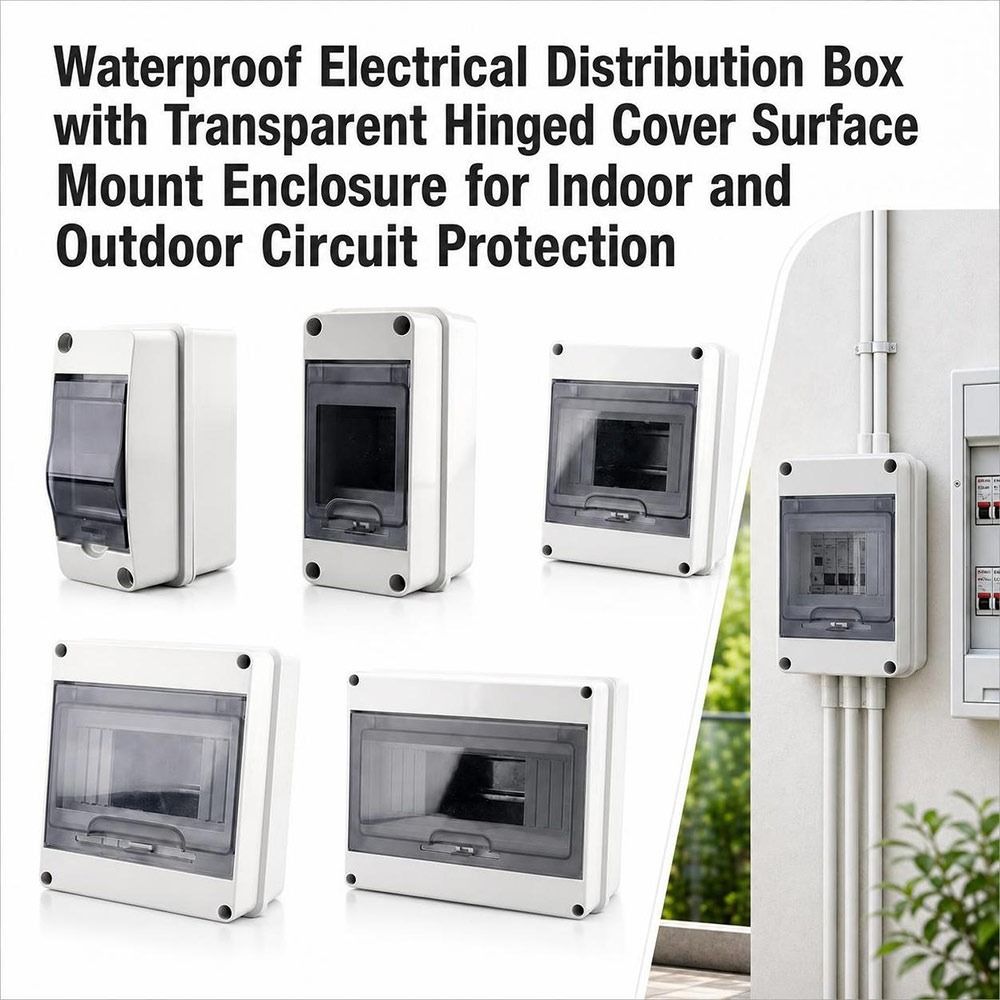2/3/5/6/8/WAY Junction Box HT Series Circuit Breaker Enclosure Indoor Electrical Systems