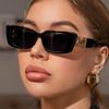 Women's Narrow Frame Cat Eye Sunglasses - Trendy European & American Street Style