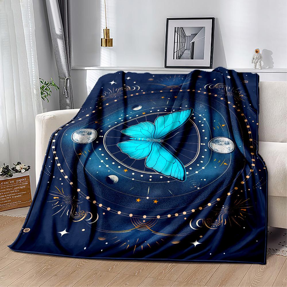 Cosmic Butterfly Mandala Blankets are suitable for living rooms, bedrooms, camping, and other places, making them an ideal choice for gifts.