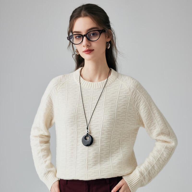 Женский джемпер Paluo из 100% чистого кашемира, жаккардовой вязки