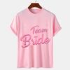 Женские футболки команды невесты, девичник, свадебные футболки для вечеринки, предложение подружки невесты, подарок, топ, футболки для свадебного душа