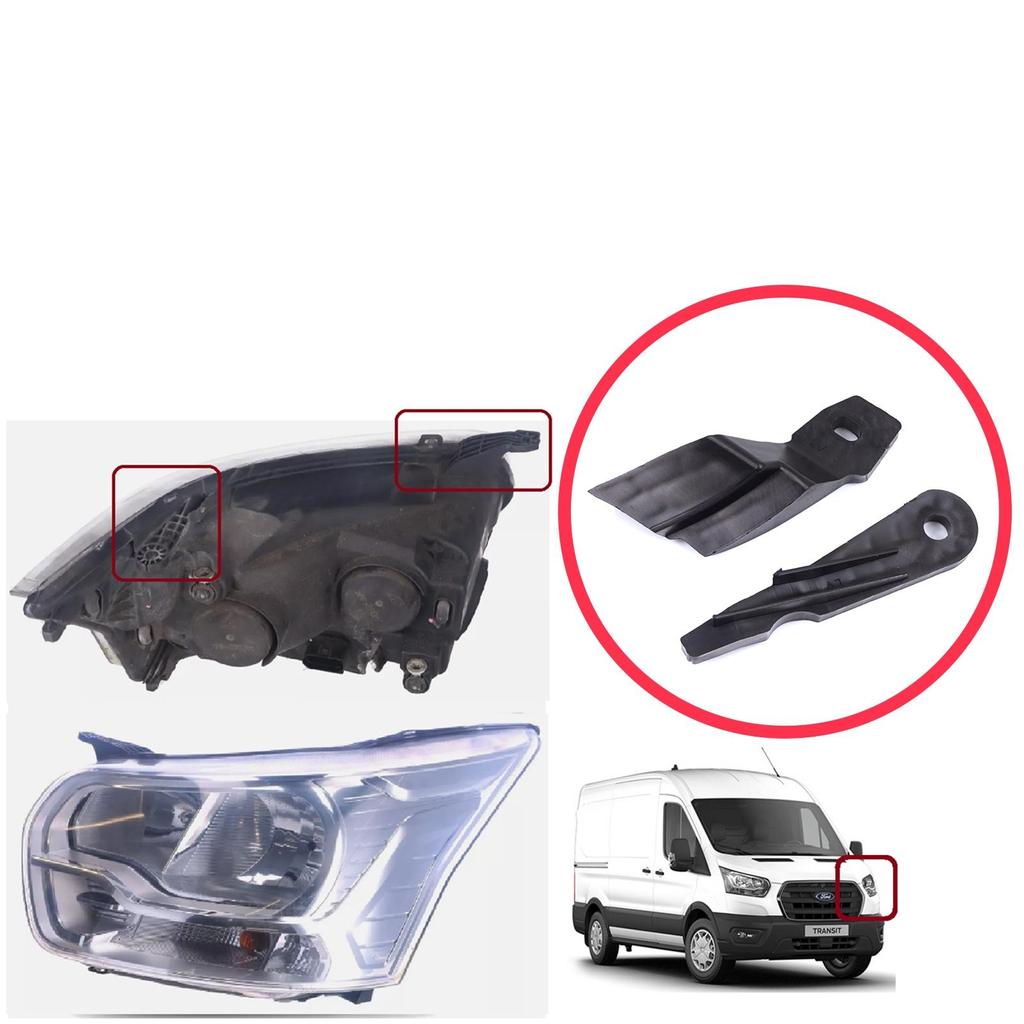 EHL575-1 Комплект кронштейнов для ремонта держателя фары, левая сторона для Ford Transit MK8 V363 2013-2024 BK31-13W030-BG
