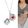 Stylish Apple Locket Necklace Adjustable Chain Necklace Alloy Texture Suitable for Trendy and Unique Various Occasions