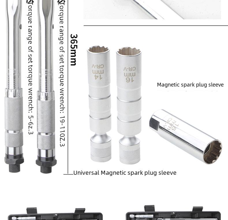 Высокоточный регулируемый динамометрический ключ с головкой для свечей зажигания для авторемонта