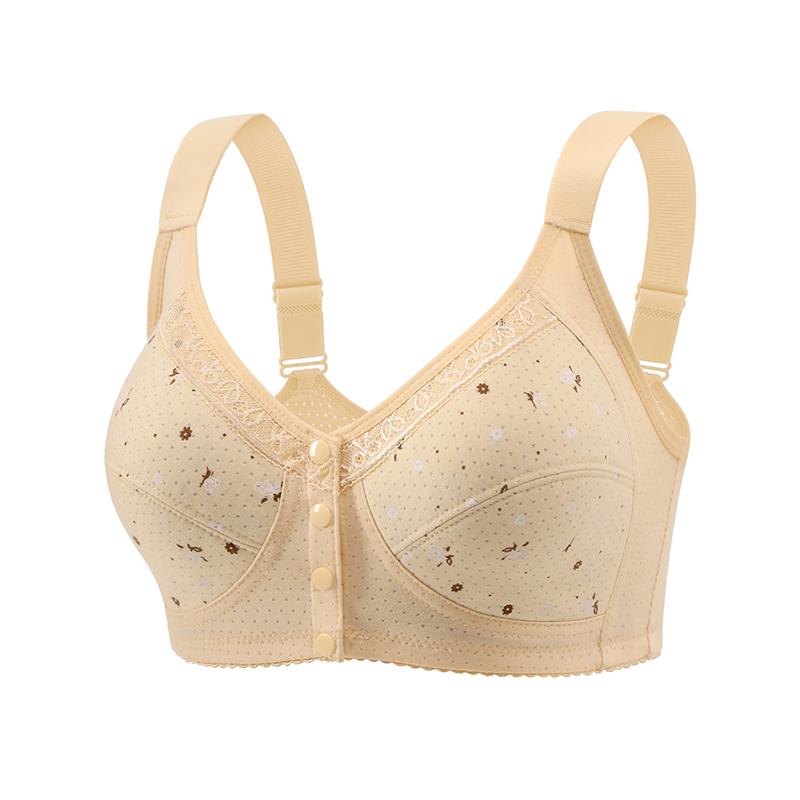 Бюстгальтеры с застежкой спереди из хлопка, большие размеры, беспроводной бюстгальтер без косточек, хлопковый бюстгальтер с застежкой спереди, удобное нижнее белье, размер S-4XL