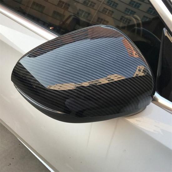 ABS Carbon Fiber Side Rearview Mirror Cover For Benz A CLA Class W177 C118 +