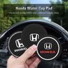 Эксклюзивный коврик-подставка под стакан для салона автомобиля для Honda Civic Fit Jazz Accord Pilot CRV Odyssey Passport City Shuttle HRV клапан
