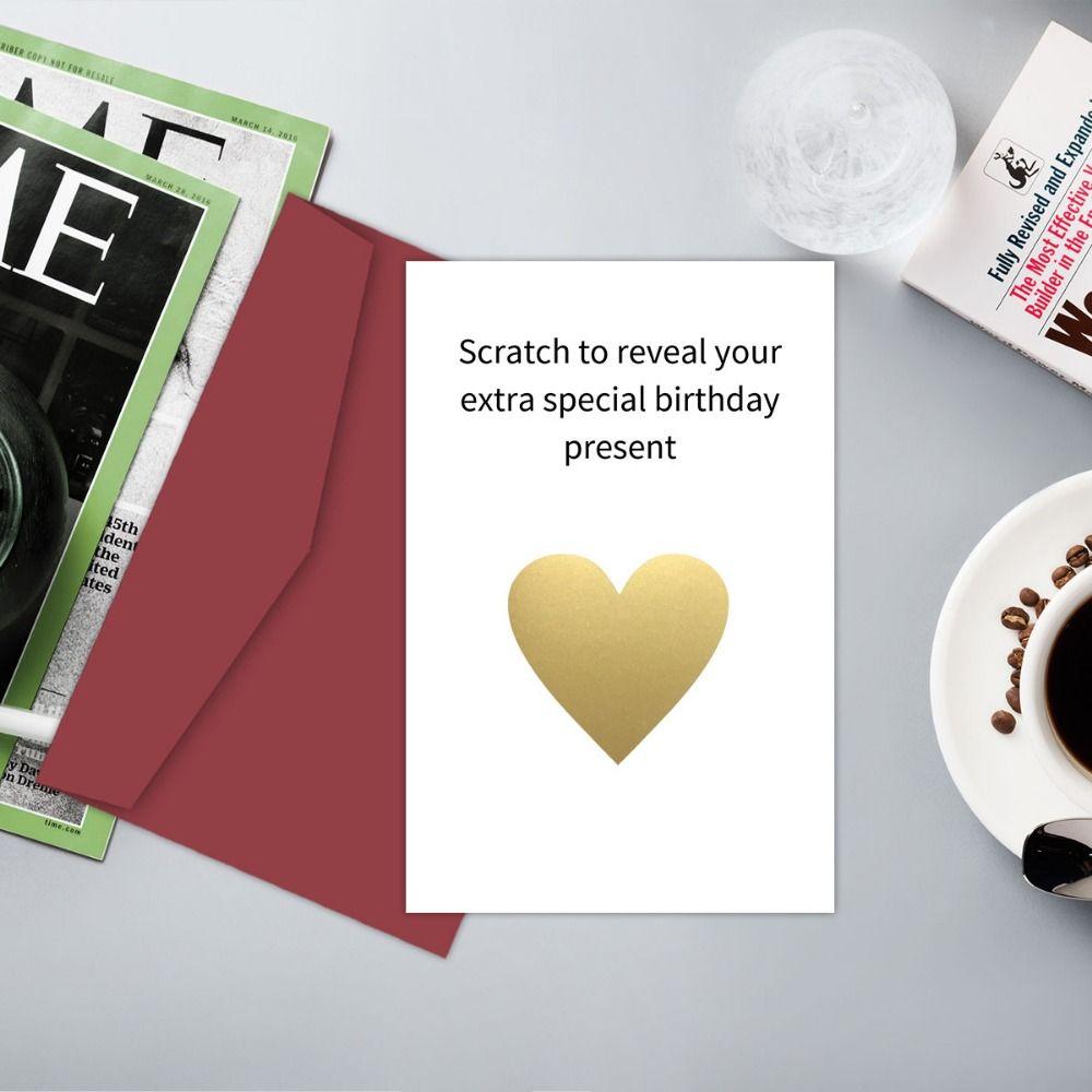 Creative Happy Birthday Card Includes Envelope Birthday Cake Postcards Birthday Party Supplies